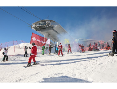 Более 100 тысяч туристов посетили в новогодние праздники горнолыжные курорты Северного Кавказа