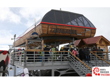 Cableway on Mount Elbrus is included into the Russian Record Book
