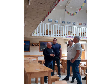 Сергей Назаров и Хасан Тимижев посетили альпинистскую базу «Безенги» 