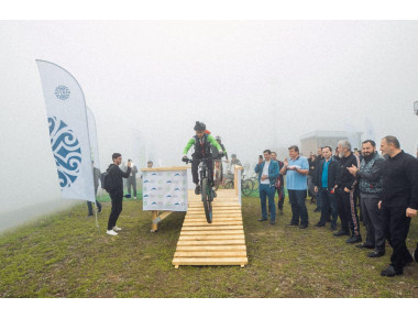 Первый велопарк для маунтинбайка в Чечне открыт на курорте «Ведучи»